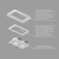 Denkirs DK3022/72-SCB Закладная панель SCB для DK3022/DK3072, ПВХ, изображение 2