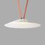 Denkirs DK5569-WH+BK Cветильник для трека-ремня Belty, серия Flow, со светодиодом, D600*H122мм, 48V DC, 24W, RA90, 120°, 3000K, IP20, белый с черным, алюминий