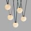 Denkirs DK5555-BK Cветильник для трека-ремня Belty, серия Orb, со светодиодом, D230*H236мм, 48V DC, 15W, RA90, 120°, 3000K, IP20, черный, акрил, изображение 3