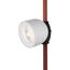 Denkirs DK5640-WH+BK Поворотный светильник для трека-ремня Belty Smart, серия Spot, со светодиодом, D100*H107мм, 48V DC, 12W, RA90, 38°, 2700-6000K, IP20, белый с черным, алюминий, изображение 5