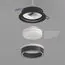Denkirs DK2100-BK Встраиваемый светильник NIKO, IP 20, до 15 Вт, GX53, LED, черный, акрил, алюминий, изображение 3