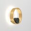 Denkirs DK5060-BK+SG Бра ORBIT, IP20, 3000К, LED, 10 Вт, черный + сатинированное золото, алюминий