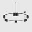 Denkirs DK4067-BK Подвесной светильник ORBIT, IP20, 15xGU10 LED до 15 Вт, черный матовый, алюминий, изображение 2