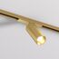 Denkirs DK5741-SB Светильник для трека SHINE SPOT со светодиодом, D45*H100, 48V DC, 10W, RA?90, 3000K, IP20, сатинированная латунь, алюминий