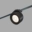 Denkirs DK5640-BK Поворотный светильник для трека-ремня Belty Smart, серия Spot, со светодиодом, D100*H107мм, 48V DC, 12W, RA90, 38°, 2700-6000K, IP20, черный, алюминий, изображение 2