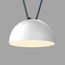 Denkirs DK5563-WH+BK Cветильник для трека-ремня Belty, серия Flow со светодиодом, D300*H171мм, 48V DC, 28W, RA90, 120°, 3000K, IP20, белый с черным, алюминий