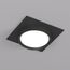 Denkirs DK2091-BK Встраиваемый светильник FLAT, IP 20, до 15 Вт, GX53, LED, черный, алюминий