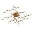 Delight Collection MX18001067-10A gold Потолочный светильник Molecular 10 gold gold