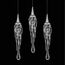 Delight Collection P68009L-3 chrome Подвесной светильник Goddess Tears 3 3 chrome, изображение 2