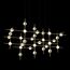 Delight Collection MD18001067-30A black/gold Люстра Molecular 30 black/gold, изображение 3