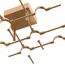 Delight Collection MX18001067-10A gold Потолочный светильник Molecular 10 gold gold, изображение 2