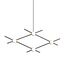 Delight Collection MD18001067-4A black/gold Люстра Molecular 4 black/gold