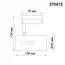 NOVOTECH 370412 PORT NT19 128 черный Светильник трековый однофазный трехжильный IP20 GU10 50W 220V PIPE, изображение 2
