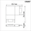 NOVOTECH 135267 SHINO NT24 000 черный Соединитель с токопроводом "L" для низковольтного шинопровода IP20 24V EASY, изображение 2