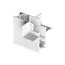 NOVOTECH 135233 SHINO NT23 060 белый Соединитель "Г" (с потолка на стену) для арт.135229 IP20 FLUM