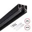 NOVOTECH 135242 SHINO NT24 000 черный Низковольтный шинопровод для монтажа в натяжной потолок 2м IP20 48V FLUM