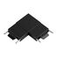 NOVOTECH 135267 SHINO NT24 000 черный Соединитель с токопроводом "L" для низковольтного шинопровода IP20 24V EASY