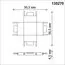 NOVOTECH 135270 SHINO NT24 черный Соединитель с токопроводом "X" для низковольтного шинопровода IP20 24V EASY, изображение 2