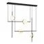 Delight Collection MD2062-4B black/brass Потолочный светильник