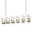 Delight Collection KM0936P-12 brass Люстра Alouette 12 brass