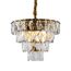 Delight Collection KG1113P-7 brass/clear Люстра Amazone 7 brass