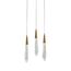Delight Collection OD2438-3 gold/clear Подвесной светильник