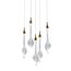 Delight Collection OD2433-5 gold/clear Подвесной светильник