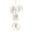 Delight Collection P60669-4 gold/clear Подвесной светильник, изображение 3