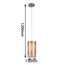 F-Promo 2912-1P, подвес, D130xH230/1200, 1xE14x40W, excluded, изображение 3