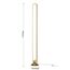 F-Promo 4221-1F, напольный светильник, D200xH1535, LEDx62W, 4960LM, 4000K, included, switch, изображение 3