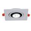 Favourite 2417-1U, врезной светильник, L118xW118xH35, cutout:L95xW95, 1xLEDx5W, 400LM, 4000K, included, изображение 2
