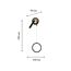F-Promo 4173-2W, настенный светильник, D90xW230xH500, LEDx10W + 1xLEDx3W, 585LM, 4000K, included, switch, изображение 3