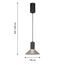 F-Promo 4622-1P, подвес, D180xH400/1480, 1xLEDx6W, 480LM, 3000K, included, изображение 3