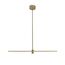 F-Promo 4177-1P, подвесная люстра, L800xW120xH940, LEDx32W, 1680LM, 3000-6000K, included, remote control