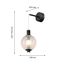 Favourite 4315-1W, настенный светильник, D255xW160xH380/600, LEDx9W, 650LM, 4000K, CRI>90, included, изображение 2