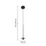 Favourite 4403-1P, подвес, D120xH500/1500, LEDx6W, 525LM, 4000K, IP20, included