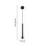 Favourite 4404-1P, подвес, D120xH500/1500, LEDx6W, 525LM, 4000K, IP20, included