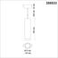 NOVOTECH 358533 SHINO NT21 059 черный Трековый светильник для низковольного шинопровода, длина провода 1м IP20 LED 4000K 30W 48V KIT, изображение 2