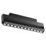 NOVOTECH 358543 SHINO NT21 072 черный Трековый светильник для низковольного шинопровода IP20 LED 4000K 12W 48V FLUM