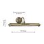 Favourite 1155-2W, настенный светильник, D240xW370xH115, 2xE14x40W, included, изображение 2