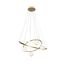 F-Promo 4185-6P, подвесная люстра, D600xH150/1200, 4xG9LEDx10W, excluded + LEDx70W + LEDx20W, 4725LM, 3000-6000K, included, remote control