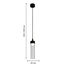 Favourite 4702-1P, подвес, D65xH320/1500, LEDx5W, 325LM, 3000K, IP54, included, изображение 3