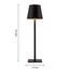 F-Promo 4615-1T, настольный светильник, D110xH380, LEDx3.5W, 265LM, 4000K, included, touch dimmer, изображение 3