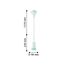 Favourite 2450-1P, подвес, D90xH230/1500, 1xMR16LEDx5W, excluded, изображение 2