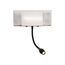 Favourite 4066-2W, настенный светильник, D85xW260xH365, 1xLEDx3W + 1xLEDx6W, 720LM, 4000K, included, switch
