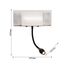 Favourite 4066-2W, настенный светильник, D85xW260xH365, 1xLEDx3W + 1xLEDx6W, 720LM, 4000K, included, switch, изображение 3