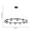 Favourite 4247-12P, подвесная люстра, D1000xH1200/1500, 12xLEDx5W, 1440LM, 4000K, included, изображение 2