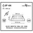 NOVOTECH 357601 SPOT NT18 290 хром Встраиваемый светильник IP44 LED 3000K 10W 100-265V DRUM, изображение 2