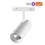 NOVOTECH 359497 SHINO NT24 000 белый Трековый низковольт. Светильник диммир. со сменой цв.температуры, пульт ДУ/Tuya Smart Life IP20 LED 20W 48V 3000-6500K FLUM