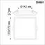 NOVOTECH 358681 SPOT NT21 332 белый Светильник встраиваемый влагозащищенный IP54 LED 4000K 20W 100-240V PANDORA, изображение 2